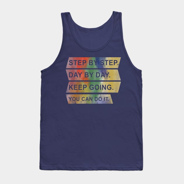 Step by Step - Day by day Tank Top by TeeZona